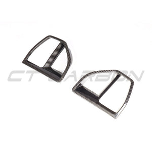 BMW G05 X5 2019-2023 CARBON FIBRE FRONT VENT ADD ON-Accessories-CT CARBON-CT Carbon - High-quality carbon fiber and gloss black aerodynamic parts for premium sports and luxury vehicles.