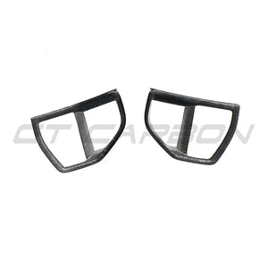 BMW G05 X5 2019-2023 CARBON FIBRE FRONT VENT ADD ON-Accessories-CT CARBON-CT Carbon - High-quality carbon fiber and gloss black aerodynamic parts for premium sports and luxury vehicles.