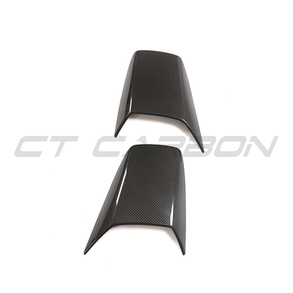 PORSCHE 911 991.2 GT3 2017-2021 CARBON FIBRE REAR SCOOP COVERS-Accessories-CT CARBON-CT Carbon - High-quality carbon fiber and gloss black aerodynamic parts for premium sports and luxury vehicles.