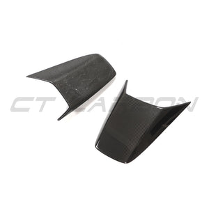 PORSCHE 911 991.2 GT3 2017-2021 CARBON FIBRE REAR SCOOP COVERS-Accessories-CT CARBON-CT Carbon - High-quality carbon fiber and gloss black aerodynamic parts for premium sports and luxury vehicles.