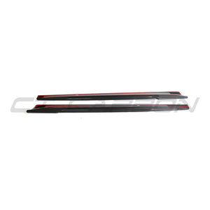 TESLA MODEL 3 2023+ CARBON FIBRE SIDE SKIRTS - V2