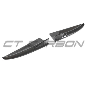 MERCEDES W205 C-CLASS & C63 2015-2018 CARBON FIBRE SPLITTER CORNERS