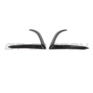 TESLA MODEL 3 2017-2023 CARBON FIBRE FRONT BUMPER CANARDS
