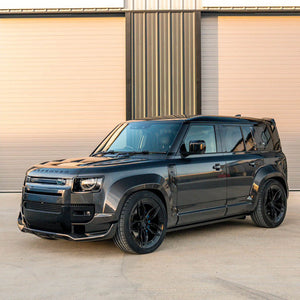 LAND ROVER DEFENDER L663 110 FULL CARBON FIBRE WIDE ARCH KIT - CT DESIGN-Kit-CT CARBON-CT Carbon - High-quality carbon fiber and gloss black aerodynamic parts for premium sports and luxury vehicles.