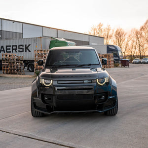 LAND ROVER DEFENDER L663 110 FULL CARBON FIBRE WIDE ARCH KIT - CT DESIGN-Kit-CT CARBON-CT Carbon - High-quality carbon fiber and gloss black aerodynamic parts for premium sports and luxury vehicles.