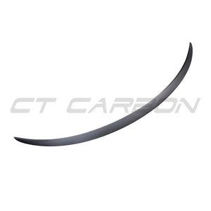 TESLA MODEL 3 2017-2023 MATTE CARBON FIBRE SPOILER - V1-Spoiler-CT CARBON-CT Carbon - High-quality carbon fiber and gloss black aerodynamic parts for premium sports and luxury vehicles.