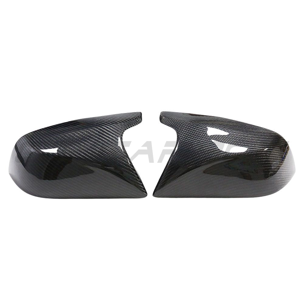 TESLA MODEL 3 2017-2023 CARBON FIBRE MIRRORS - V2-Accessories-CT CARBON-CT Carbon - High-quality carbon fiber and gloss black aerodynamic parts for premium sports and luxury vehicles.
