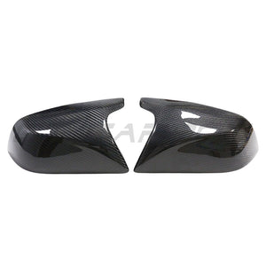 TESLA MODEL 3 2017-2023 CARBON FIBRE MIRRORS - V2-Accessories-CT CARBON-CT Carbon - High-quality carbon fiber and gloss black aerodynamic parts for premium sports and luxury vehicles.