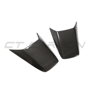 PORSCHE 911 991.2 GT3 2017-2021 CARBON FIBRE REAR SCOOP COVERS-Accessories-CT CARBON-CT Carbon - High-quality carbon fiber and gloss black aerodynamic parts for premium sports and luxury vehicles.