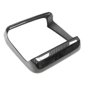 TESLA MODEL S 2021+ CARBON FIBRE REAR SCREEN ADD ON-Accessories-CT CARBON-CT Carbon - High-quality carbon fiber and gloss black aerodynamic parts for premium sports and luxury vehicles.