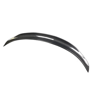 TESLA MODEL 3 2017-2023 CARBON FIBRE SPOILER - V5-Spoiler-CT CARBON-CT Carbon - High-quality carbon fiber and gloss black aerodynamic parts for premium sports and luxury vehicles.