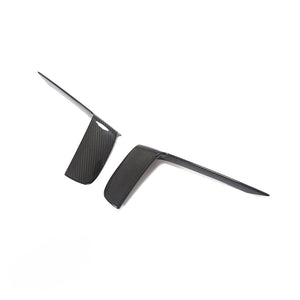PORSCHE 911 991.2 GT3RS 2018-2020 CARBON FIBRE FRONT BUMPER TRIM COVERS-Accessories-CT CARBON-CT Carbon - High-quality carbon fiber and gloss black aerodynamic parts for premium sports and luxury vehicles.