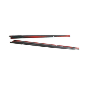 TESLA MODEL 3 2023+ CARBON FIBRE SIDE SKIRTS - V2