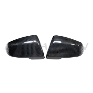 TOYOTA SUPRA A90 CARBON FIBRE MIRRORS-Accessories-CT CARBON-CT Carbon - High-quality carbon fiber and gloss black aerodynamic parts for premium sports and luxury vehicles.