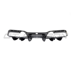 FERRARI F8 2019-2023 CARBON FIBRE DIFFUSER-Diffuser-CT CARBON-CT Carbon - High-quality carbon fiber and gloss black aerodynamic parts for premium sports and luxury vehicles.