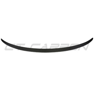 TESLA MODEL 3 2017-2023 CARBON FIBRE SPOILER - V1-Spoiler-CT CARBON-CT Carbon - High-quality carbon fiber and gloss black aerodynamic parts for premium sports and luxury vehicles.
