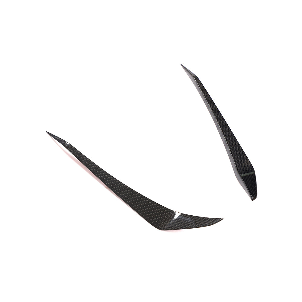 PORSCHE 911 991.1 2013-2016 TURBO CARBON FIBRE CANARDS-Accessories-CT CARBON-CT Carbon - High-quality carbon fiber and gloss black aerodynamic parts for premium sports and luxury vehicles.