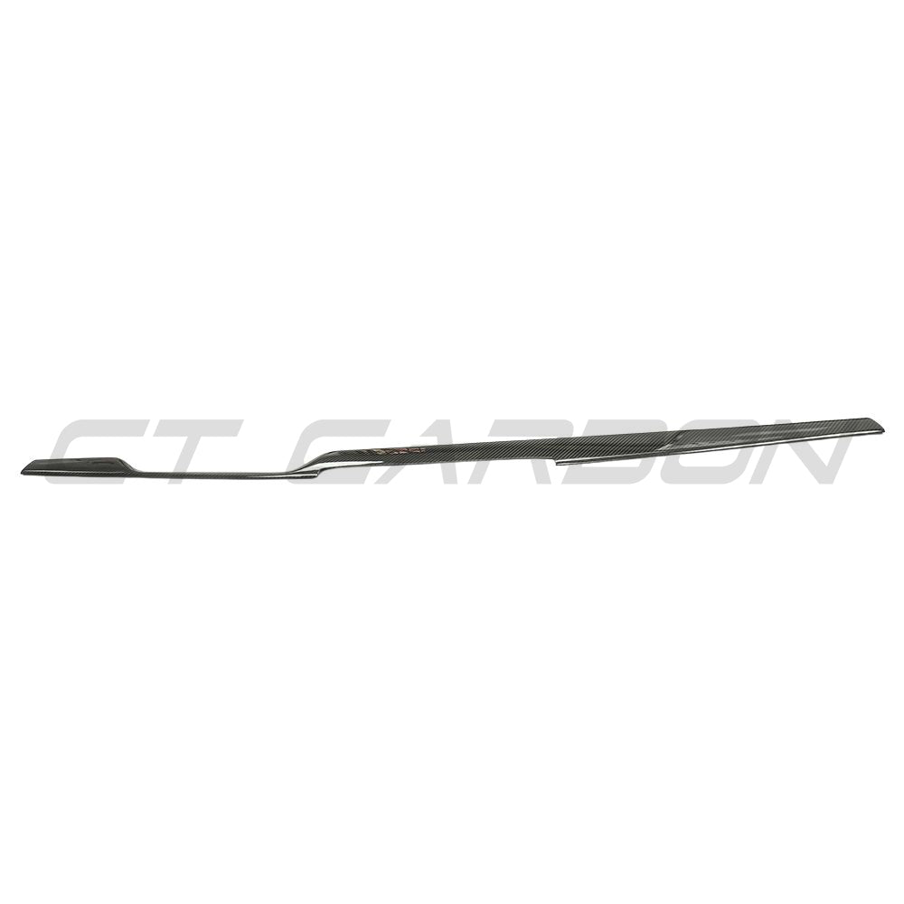 TESLA MODEL S 2021+ CARBON FIBRE DASHBOARD TRIM STICK ON-Accessories-CT CARBON-CT Carbon - High-quality carbon fiber and gloss black aerodynamic parts for premium sports and luxury vehicles.