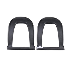 TESLA MODEL 3 2017-2023 CARBON FIBRE SEAT BACK COVERS-Accessories-CT CARBON-CT Carbon - High-quality carbon fiber and gloss black aerodynamic parts for premium sports and luxury vehicles.