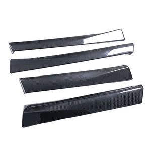 TESLA MODEL 3 2017-2023 CARBON FIBRE INTERIOR DOOR PANEL TRIM ADD ON-Accessories-CT CARBON-Gloss Carbon-CT Carbon - High-quality carbon fiber and gloss black aerodynamic parts for premium sports and luxury vehicles.