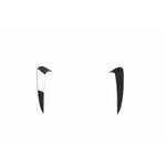 MERCEDES C-CLASS & C43 W205 COUPE GLOSS BLACK REAR BUMPER TRIM