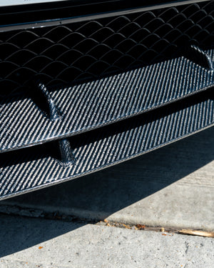 MERCEDES C63 W205 COUPE CARBON FIBRE SPLITTER V2