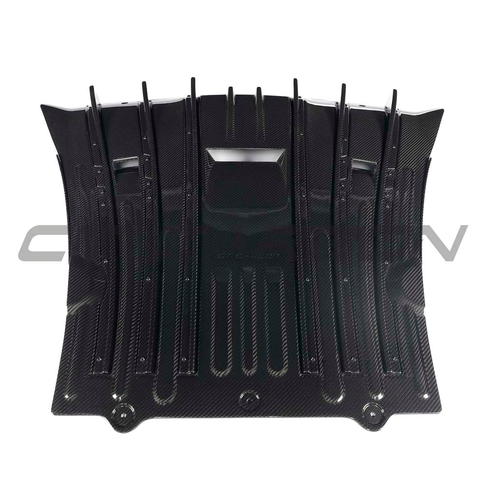 PORSCHE 911 992.1 & 992.2 GT3/GT3 RS & GT3 TOURING 2022-2024 CARBON FIBRE UNDERTRAY PANEL - CT DESIGN