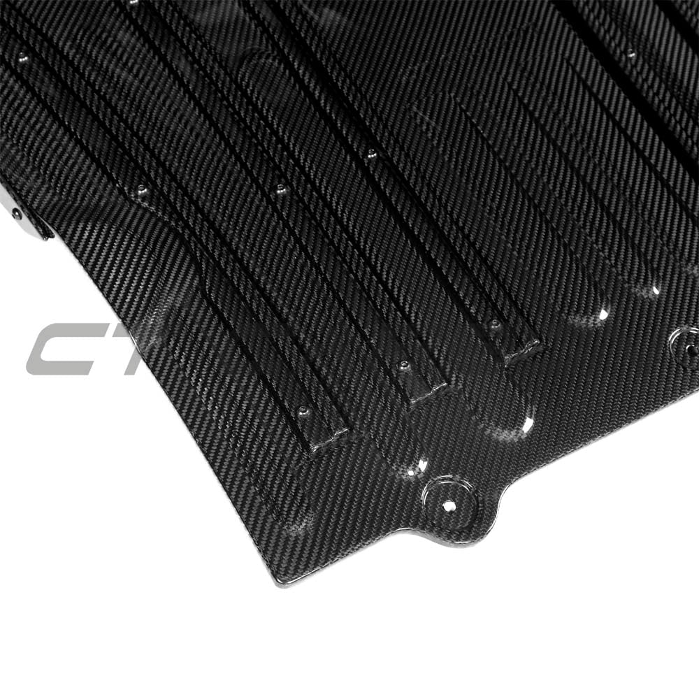 PORSCHE 911 992.1 & 992.2 GT3/GT3 RS & GT3 TOURING 2022-2024 CARBON FIBRE UNDERTRAY PANEL - CT DESIGN