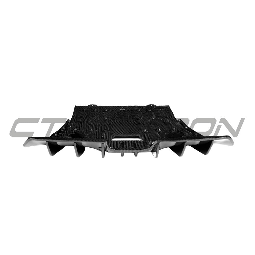 PORSCHE 911 992.1 & 992.2 GT3/GT3 RS & GT3 TOURING 2022-2024 CARBON FIBRE UNDERTRAY PANEL - CT DESIGN