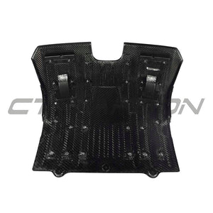 PORSCHE 911 992.1 & 992.2 GT3/GT3 RS & GT3 TOURING 2022-2024 CARBON FIBRE UNDERTRAY PANEL - CT DESIGN
