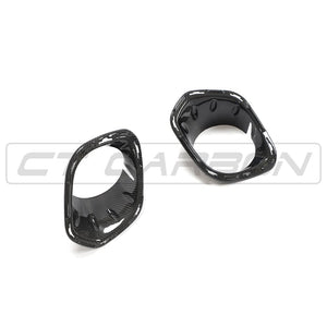 MINI COOPER S / JCW F56 CARBON FIBRE FOG LIGHT COVERS