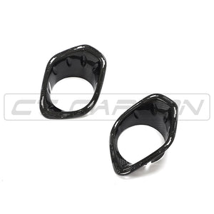 MINI COOPER S / JCW F56 CARBON FIBRE FOG LIGHT COVERS