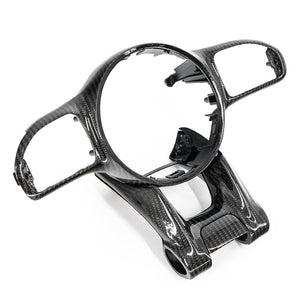 MERCEDES AMG 2016+ CARBON FIBRE STEERING WHEEL TRIM-Accessories-CT CARBON-CT Carbon - High-quality carbon fiber and gloss black aerodynamic parts for premium sports and luxury vehicles.