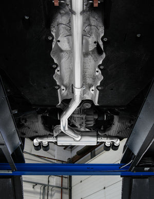 SSXLR119-702 - Defender 90 V8 2021+ Milltek Performance Exhaust - Particulate Filter-back - OPF/GPF Back Non-Resonated Valved System (Louder) with Quad JET-90 Carbon Trims