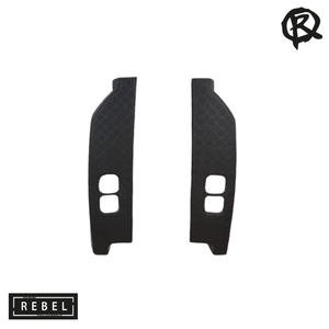 Defender L663 Chequer Plate Tail Lamp Covers - 90/110/130