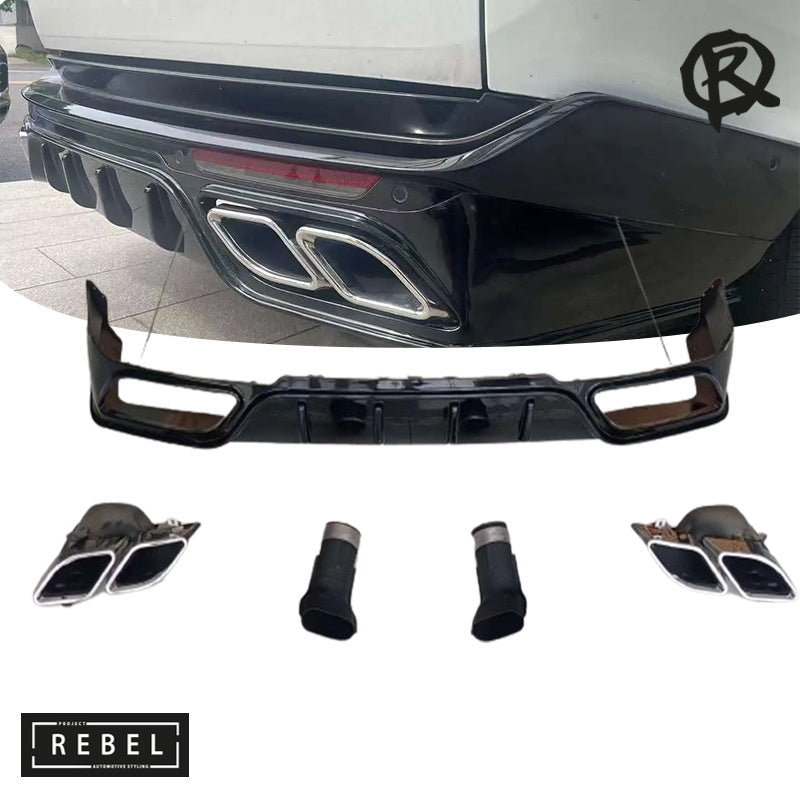 Range Rover Vogue L460 2021+ - Rear Lip with Exhaust Tips