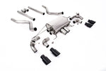 SSXLR116-700 - Defender 90 V8 2021+ Milltek Performance Exhaust -  Particulate Filter-back - OPF/GPF Back Non-Resonated Valved System (Louder) with Quad GT-90 Cerakote Black Trims