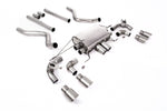 SSXLR117-698 - Defender 90 V8 2021+ Milltek Performance Exhaust -  Particulate Filter-back - OPF/GPF Back Non-Resonated Valved System (Louder) with Quad GT-90 Brushed Titanium Trims