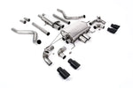 SSXLR124-697 - Defender 110 V8 2021+ Milltek Performance Exhaust - Particulate Filter-back - OPF/GPF Back Resonated Valved System with Quad JET-90 Carbon Trims