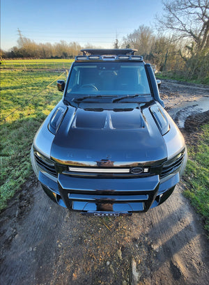 Defender L663 Project Rebel Vented Bonnet Gloss Black / Primer
