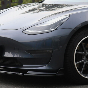 Tesla Model 3 Aero Style Front Lip - Gloss Black