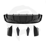 Tesla Model Y 2023+ Aero Style Rear Bumper Lip diffuser - Carbon Fibre Look