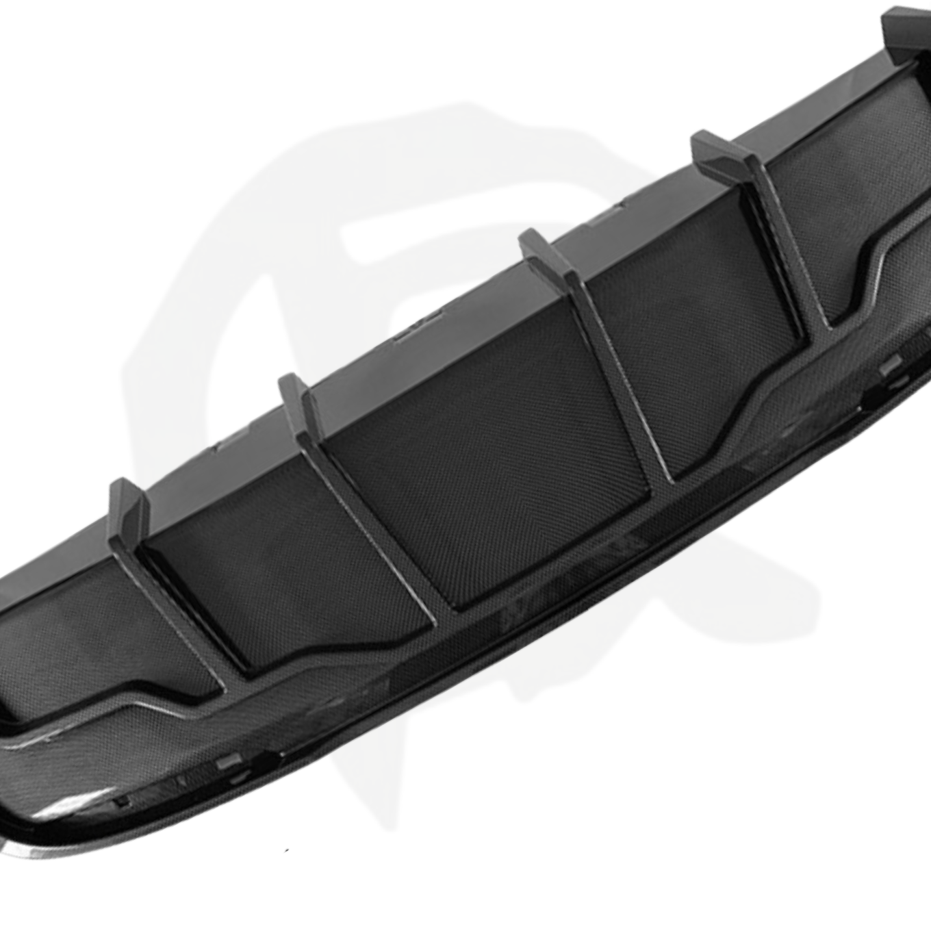 Tesla Model Y 2023+ Aero Style Rear Bumper Lip diffuser - Carbon Fibre Look