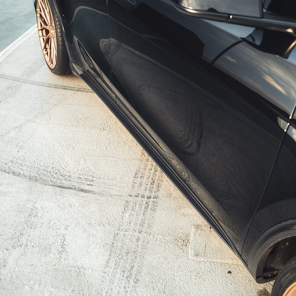 CT CARBON Side Skirts TESLA MODEL Y CARBON FIBRE SIDE SKIRTS