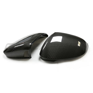 VOLKSWAGEN GOLF MK8 CARBON FIBRE MIRRORS - WITH LANE ASSIST