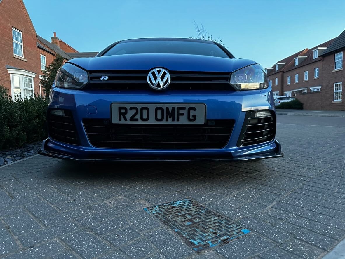 BLAK BY CT SPLITTER VOLKSWAGEN GOLF R20 MK6 2009-2013 GLOSS BLACK SPLITTER
