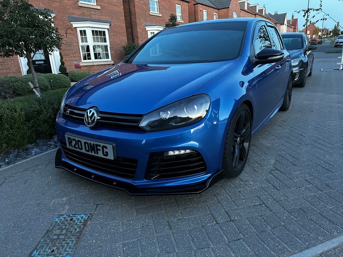 BLAK BY CT SPLITTER VOLKSWAGEN GOLF R20 MK6 2009-2013 GLOSS BLACK SPLITTER