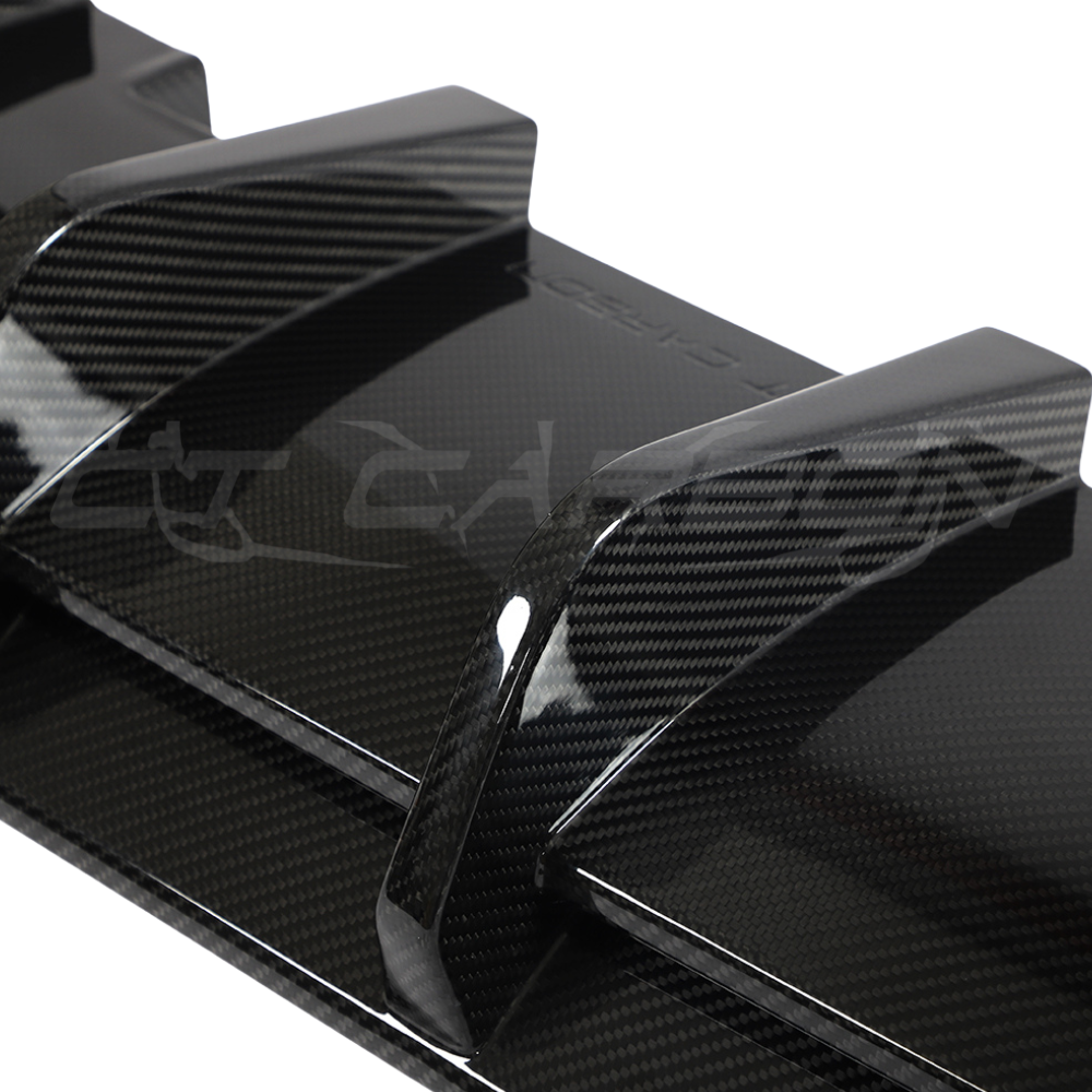 VW GOLF MK8/MK8.5 R 2020+ CARBON FIBRE DIFFUSER - CT DESIGN