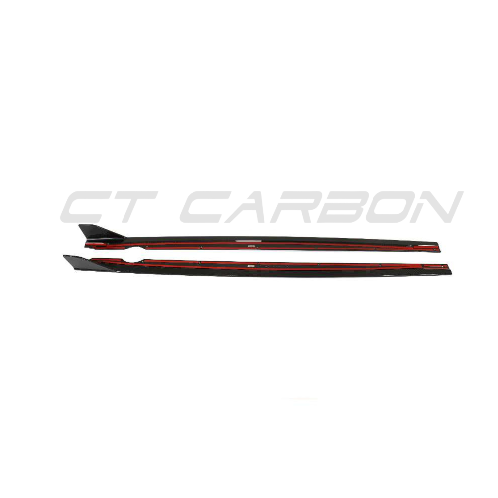 VW GOLF MK8/MK8.5 R CARBON FIBRE SIDE SKIRTS - CT DESIGN