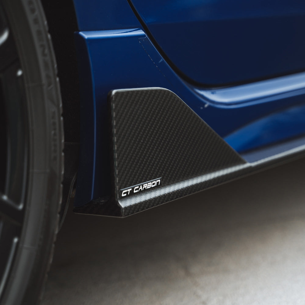 VW GOLF MK8/MK8.5 R CARBON FIBRE SIDE SKIRTS - CT DESIGN